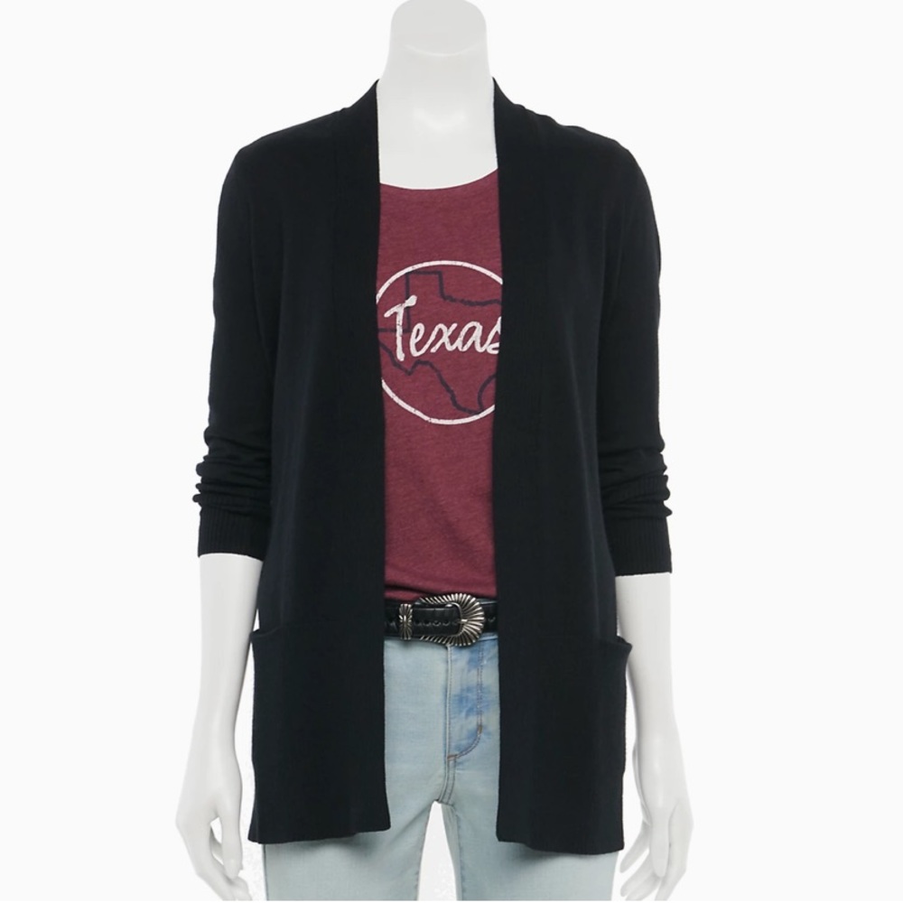 Sonoma Goods For Life® Open-Front Rib Cardigan